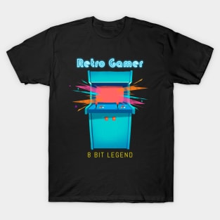 Retro Gamer Logo 4 T-Shirt